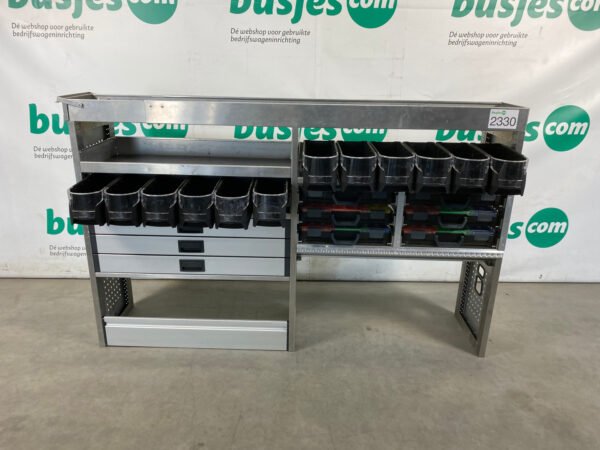 Aluca aluminium bedrijfswageninrichting gebruikt (nr 2330) - Afbeelding 10