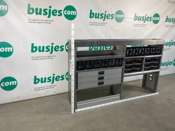 Aluca aluminium bedrijfswageninrichting gebruikt (nr 2330) - Afbeelding 3