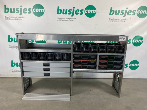 Aluca aluminium bedrijfswageninrichting gebruikt (nr 2330) - Afbeelding 6