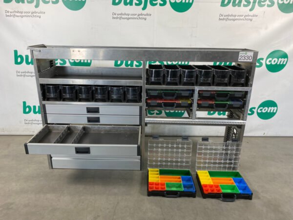 Aluca aluminium bedrijfswageninrichting gebruikt (nr 2330) - Afbeelding 7