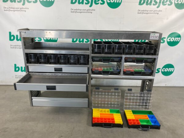 Aluca aluminium bedrijfswageninrichting gebruikt (nr 2330) - Afbeelding 8