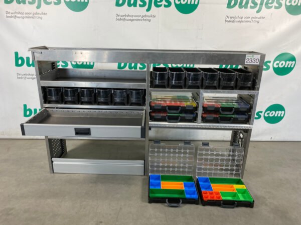 Aluca aluminium bedrijfswageninrichting gebruikt (nr 2330) - Afbeelding 9