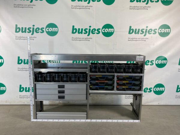 Aluca aluminium bedrijfswageninrichting gebruikt (nr 2332) - Afbeelding 2