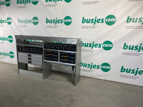 Aluca aluminium bedrijfswageninrichting gebruikt (nr 2332) - Afbeelding 5