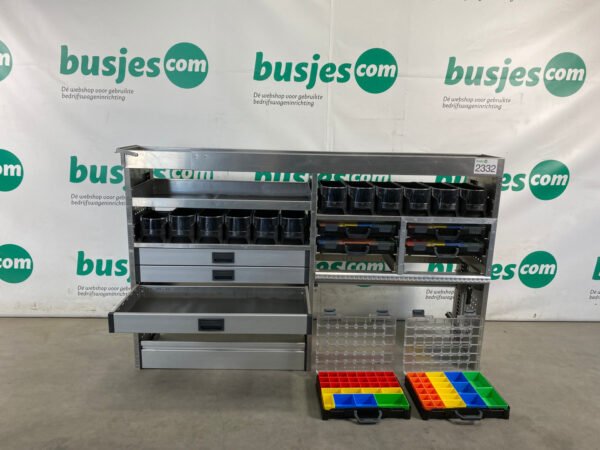 Aluca aluminium bedrijfswageninrichting gebruikt (nr 2332) - Afbeelding 7