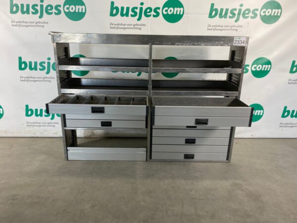 Aluca aluminium bedrijfswageninrichting gebruikt (nr 2334) - Afbeelding 10