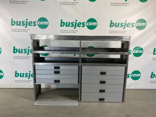 Aluca aluminium bedrijfswageninrichting gebruikt (nr 2334) - Afbeelding 6