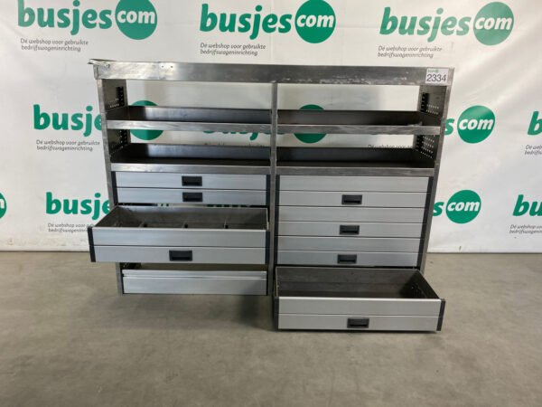 Aluca aluminium bedrijfswageninrichting gebruikt (nr 2334) - Afbeelding 7
