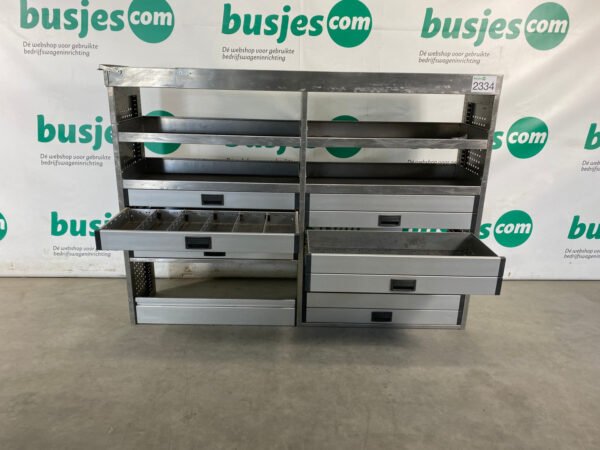 Aluca aluminium bedrijfswageninrichting gebruikt (nr 2334) - Afbeelding 9