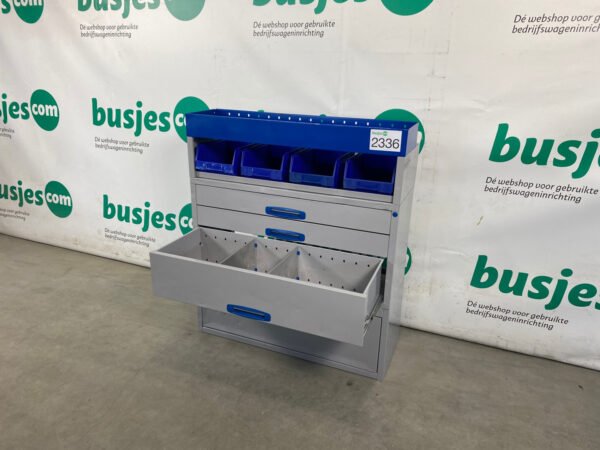 Sortimo staal alu gebruikte bedrijfswagen inrichting (nr 2336) - Afbeelding 8