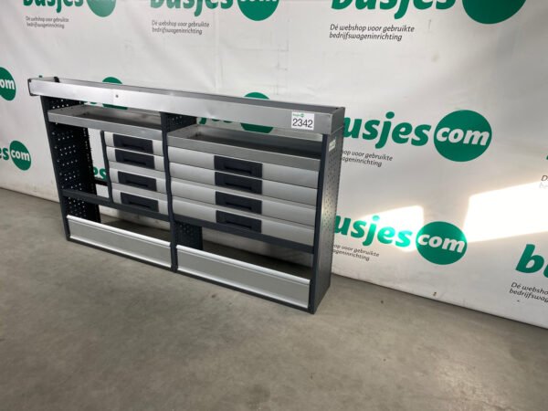 Bott Vario aluminium gebruikte bedrijfswagen inrichting (nr 2342) - Afbeelding 5
