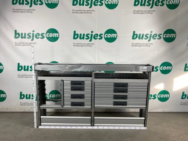 Bott Vario aluminium gebruikte bedrijfswagen inrichting (nr 2344)