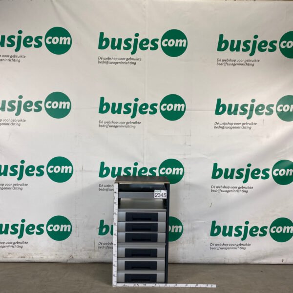 Bott Vario aluminium gebruikte bedrijfswagen inrichting (nr 2345)