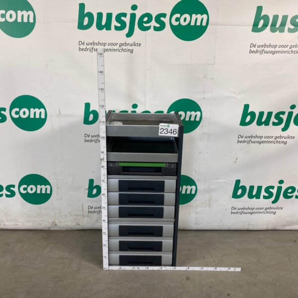 Bott Vario aluminium gebruikte bedrijfswagen inrichting (nr 2346)