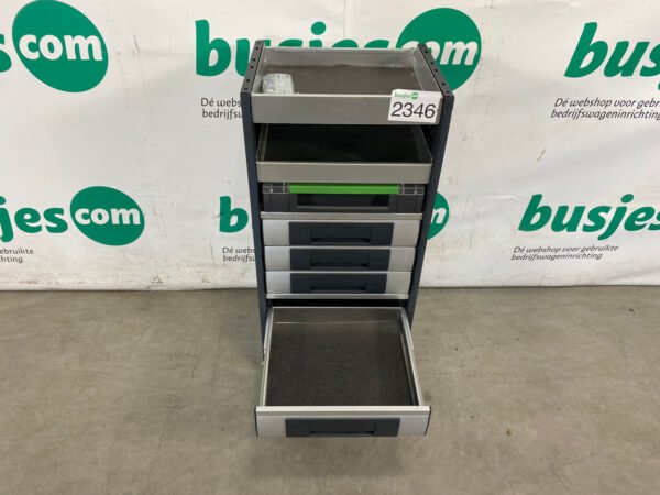 Bott Vario aluminium gebruikte bedrijfswagen inrichting (nr 2346) - Afbeelding 7