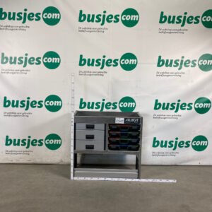 Aluca aluminium bedrijfswageninrichting gebruikt (nr 2347)