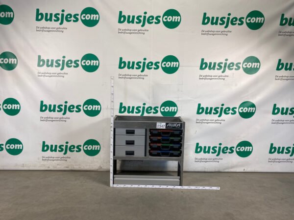 Aluca aluminium bedrijfswageninrichting gebruikt (nr 2347) - Afbeelding 2