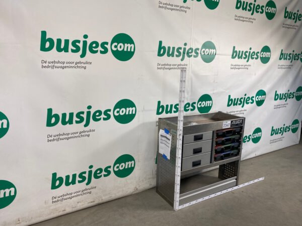 Aluca aluminium bedrijfswageninrichting gebruikt (nr 2347) - Afbeelding 3