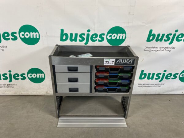 Aluca aluminium bedrijfswageninrichting gebruikt (nr 2347) - Afbeelding 5