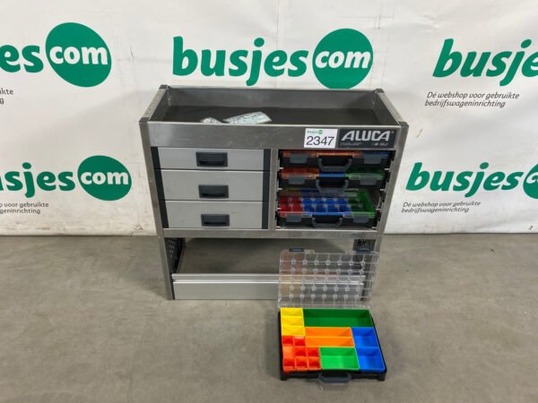Aluca aluminium bedrijfswageninrichting gebruikt (nr 2347) - Afbeelding 7