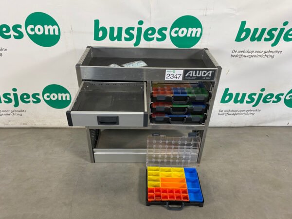 Aluca aluminium bedrijfswageninrichting gebruikt (nr 2347) - Afbeelding 9