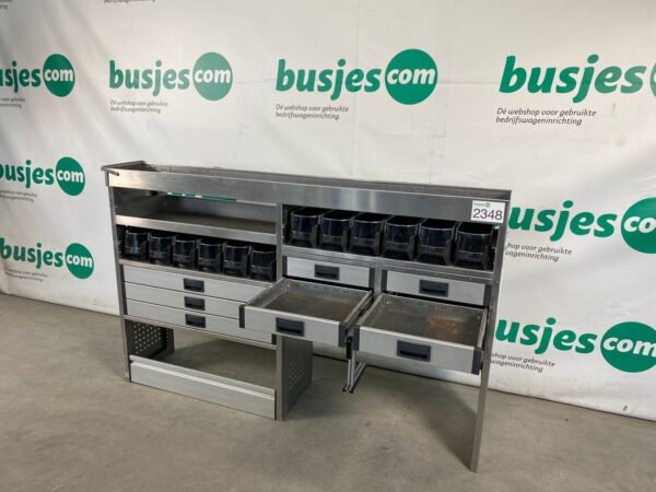 Aluca aluminium bedrijfswageninrichting gebruikt (nr 2348) - Afbeelding 10