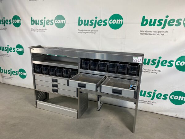 Aluca aluminium bedrijfswageninrichting gebruikt (nr 2348) - Afbeelding 11