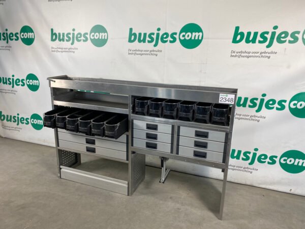 Aluca aluminium bedrijfswageninrichting gebruikt (nr 2348) - Afbeelding 12
