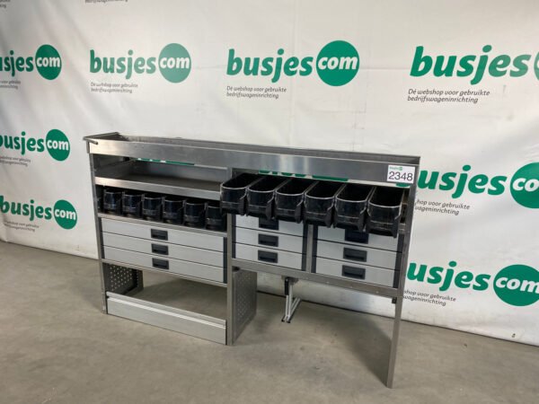 Aluca aluminium bedrijfswageninrichting gebruikt (nr 2348) - Afbeelding 13