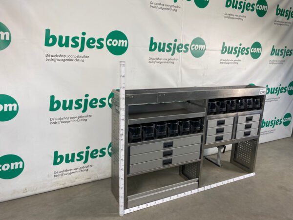 Aluca aluminium bedrijfswageninrichting gebruikt (nr 2348) - Afbeelding 3