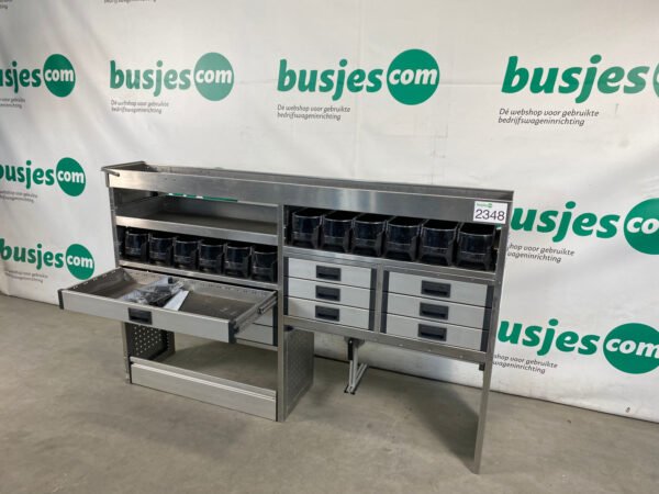Aluca aluminium bedrijfswageninrichting gebruikt (nr 2348) - Afbeelding 8