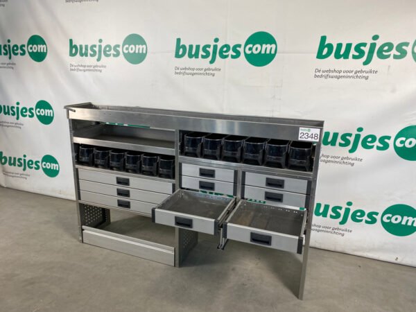 Aluca aluminium bedrijfswageninrichting gebruikt (nr 2348) - Afbeelding 9