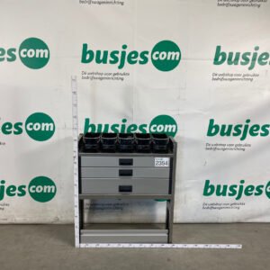 Aluca aluminium bedrijfswageninrichting gebruikt (nr 2354)