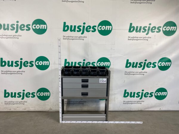 Aluca aluminium bedrijfswageninrichting gebruikt (nr 2354) - Afbeelding 2