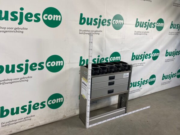 Aluca aluminium bedrijfswageninrichting gebruikt (nr 2354) - Afbeelding 3