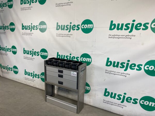 Aluca aluminium bedrijfswageninrichting gebruikt (nr 2354) - Afbeelding 4