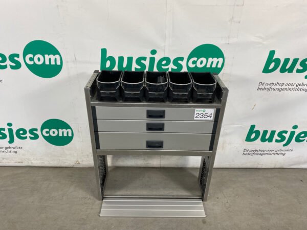 Aluca aluminium bedrijfswageninrichting gebruikt (nr 2354) - Afbeelding 5