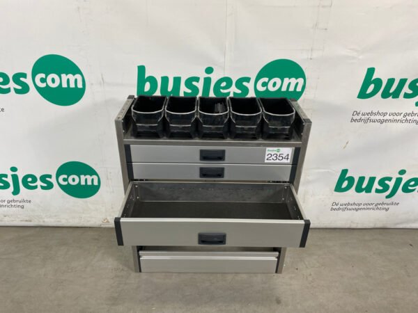 Aluca aluminium bedrijfswageninrichting gebruikt (nr 2354) - Afbeelding 6