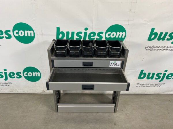 Aluca aluminium bedrijfswageninrichting gebruikt (nr 2354) - Afbeelding 7