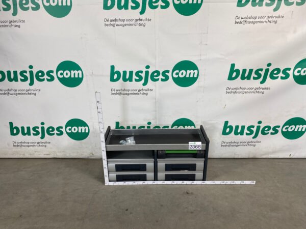 Bott Vario aluminium gebruikte bedrijfswagen inrichting (nr 2368)
