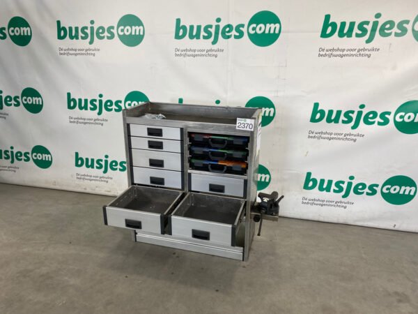 Aluca aluminium bedrijfswageninrichting gebruikt (nr 2370) - Afbeelding 10