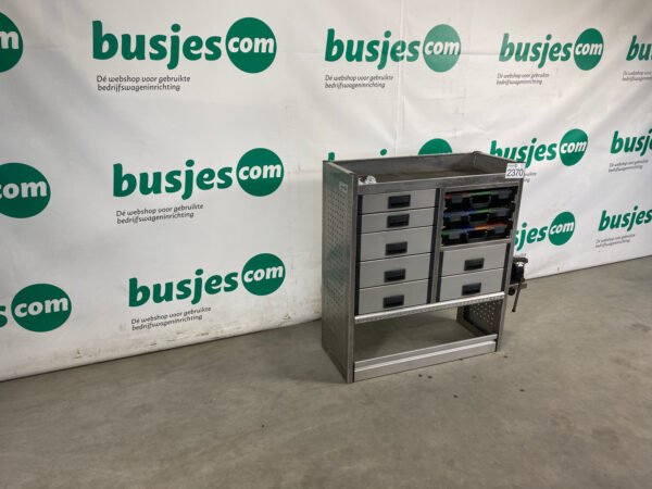 Aluca aluminium bedrijfswageninrichting gebruikt (nr 2370) - Afbeelding 4