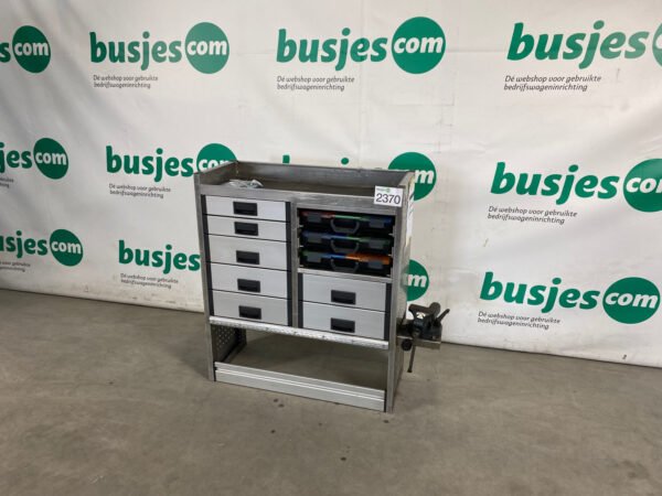 Aluca aluminium bedrijfswageninrichting gebruikt (nr 2370) - Afbeelding 5