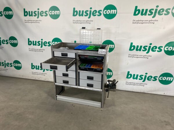 Aluca aluminium bedrijfswageninrichting gebruikt (nr 2370) - Afbeelding 7