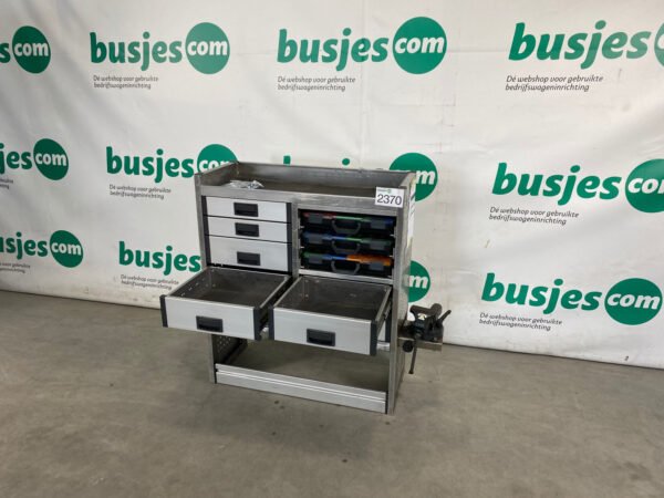 Aluca aluminium bedrijfswageninrichting gebruikt (nr 2370) - Afbeelding 9