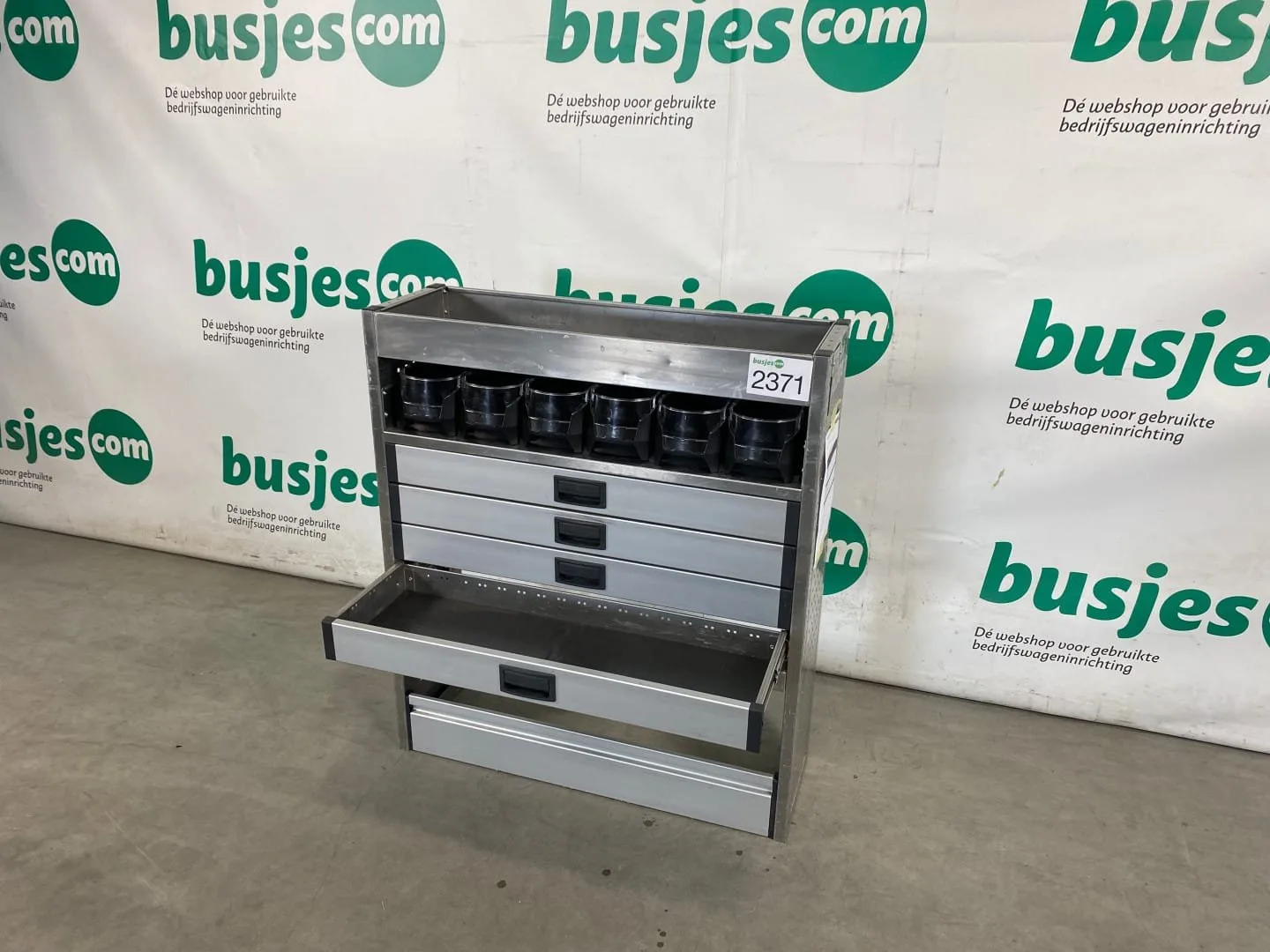 Aluca aluminium bedrijfswageninrichting gebruikt (nr 2371) - Afbeelding 10