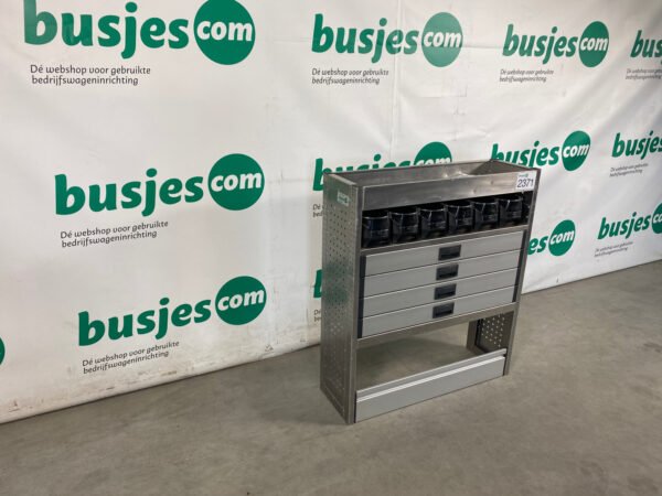 Aluca aluminium bedrijfswageninrichting gebruikt (nr 2371) - Afbeelding 4