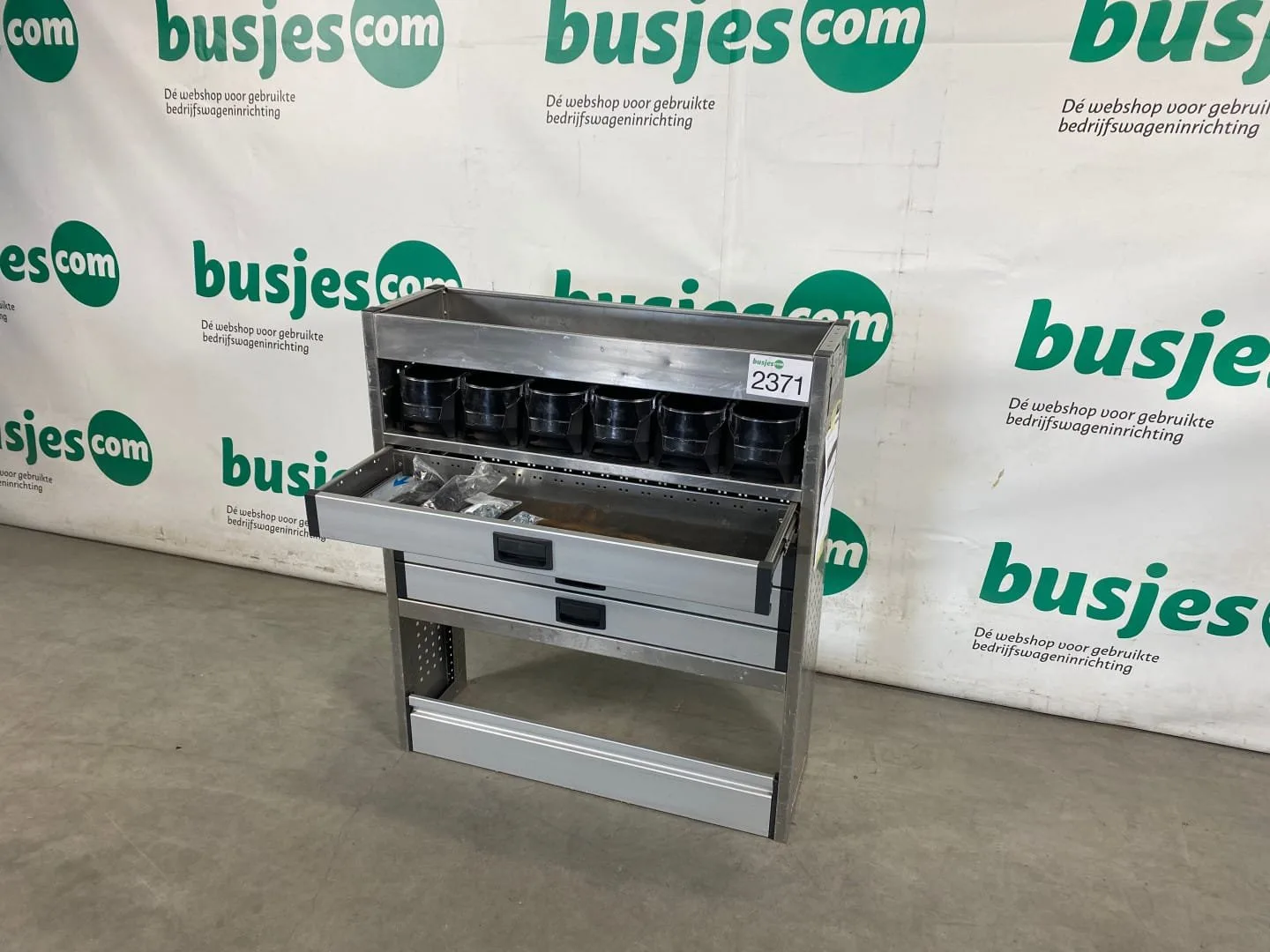 Aluca aluminium bedrijfswageninrichting gebruikt (nr 2371) - Afbeelding 7