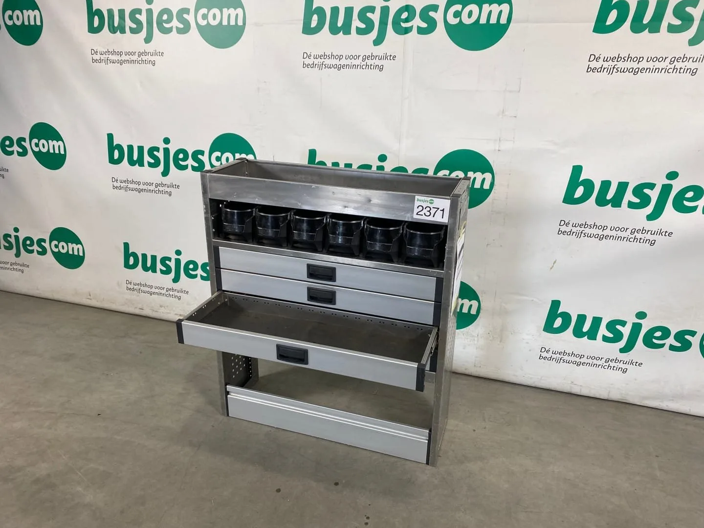 Aluca aluminium bedrijfswageninrichting gebruikt (nr 2371) - Afbeelding 9