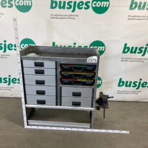 Aluca aluminium bedrijfswageninrichting gebruikt (nr 2375)